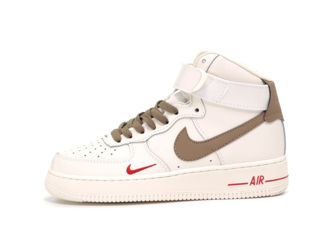 Nike Air Force 1 High Beige/Red Unisex foto 2