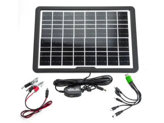 Panou solar portabil CcLamp CL-1615 Panou solar cu incarcare solara 15W Descriere Panou solar portab