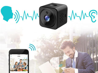 Mini camera cu WiFi siaplicatie la telefon audio + video foto 4