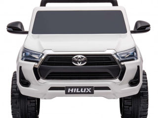 Mașină electrică pentru copii Toyota Hilux HL860 (alb/negru) / Детский электромобиль Toyota Hilux foto 16