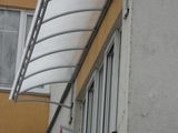 Козырьки навесы крыши над балконами бельевые кронштейны изготовление и установка альпинисты foto 6