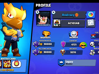 Cont de Brawl Stars 90.000🏆 foto 1