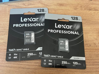 Карта памяти Lexar 128GB Professional 1667x UHS-II SDXC foto 1