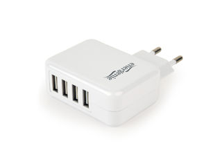 Încărcător Universal USB EGU4AC-01, 3.1A, alb foto 5