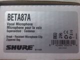 Shure Beta 87A Microphone Condenser.Made in Mexico. foto 2
