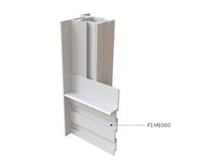 Concealed mounted aluminum plinth M958 no cover F1.M958 foto 3