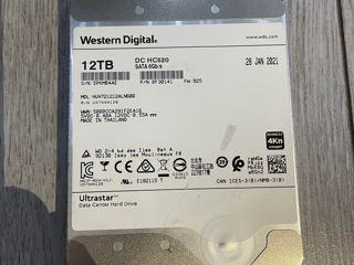 Hard drive Western Digital DC HC520 12TB SATA 6Gb/ 3.5" 4Kn Enterprise HDD - HUH721212ALN600