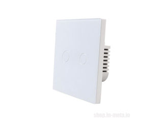 DME211 Switch Zigbee Tuya No Neutral, Glass. Умный переключатель. foto 2