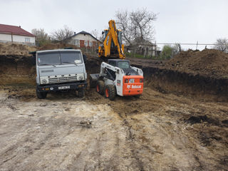 Bobcat kamaz demolare si evacuare buldoexcavator petris  nisip, pgs,,вывоз стороительного мусора foto 3