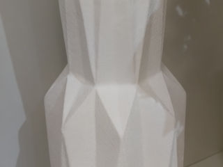 Белая матовая ваза foto 2