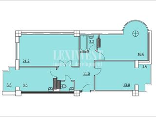 Apartament de 83 m2 cu 3 camere in Complex  Locativ nou la Botanica. foto 5