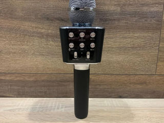 Microfon karaoke cu funcție de boxă foto 1
