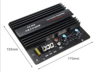 Плата для активного усилителя Сабвуфер 12V 1000W- 600W Новая foto 10