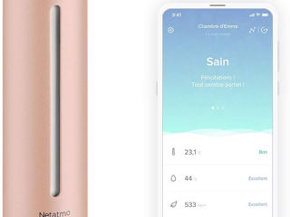 Умный датчик качества воздуха в помещении Netatmo (Legrand) foto 3