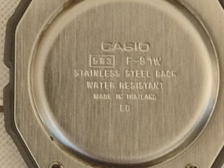 Ceas Casio F-91W Vintage Original foto 2