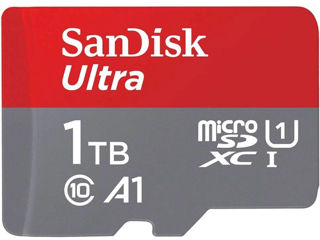 MicroSDXC SanDisk ultra+SD adapter 1TB nou
