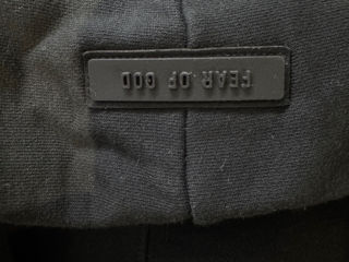 Fear of god essentials (black hoodie) foto 4