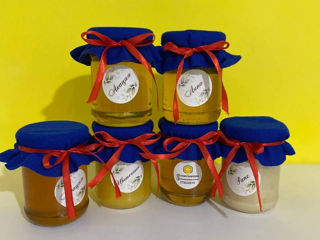 Продаются наборы из баночек с мёдом. Оформление баночек с мёдом со своей пасеки. foto 3