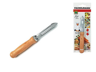 Нож Для Чистки Овощей Fackelmann 15Сm, Боковое Лезвие, Дерев фото 1