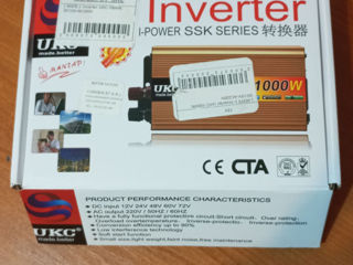 Invertor 12/220 1000w foto 3