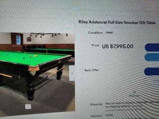 Продам Snooker - Riley Aristocrat - 12 f foto 7