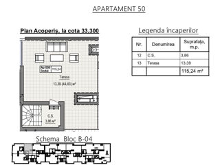 Apartament cu 3 camere, 115 m², Poșta Veche, Chișinău foto 4