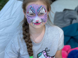 Pictez copii la diferite evenimente. Бодиарт на лице. Аквагрим. Face painting. Desene pe față. foto 7