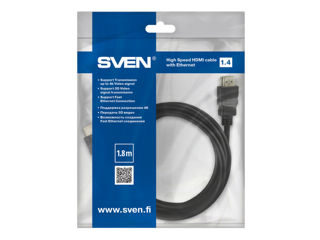 Cablu HDMI to HDMI 1.8m SVEN 4K (60 FPS)