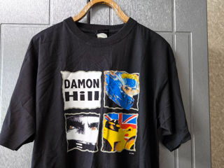 Vintage Damon Hill 1998 Grand Prix F1 Team T-Shirt Racing Formula 1