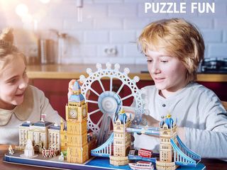 Puzzle 3D London 107 bucati de la 10 ani foto 3