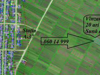Teren de Vânzare, 40 ari Stăuceni, hotarul liniei intravilan foto 2
