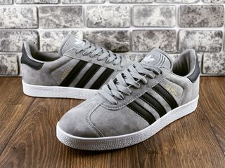 Adidas Gazelle Grey & Black фото 1