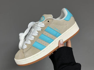 Adidas Campus Beige/Blue Women's