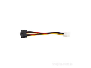 PSU Power Adapter 4pin IDE Molex Male to 2 SATA (Dual SATA) 15 Pin Female foto 4