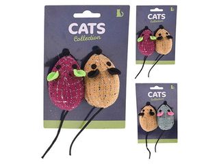 Jucarii Pentru Pisici Cats "Soareci" 2Buc, 6X4Cm