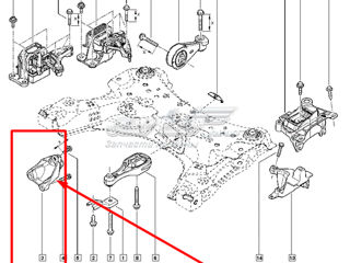 Кронштейн опоры двигателя 1,5 dci renault Fluence, Megane 3, Scenic 3 foto 3