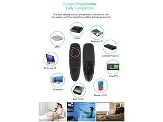 G10S Mini Fly Air Mouse + Voice Si Tv Control 2.4G foto 4