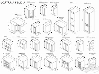 Bucatarie FELICIA Alb de 2.4 m stilata si eleganta foto 9