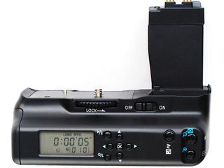 Батарейный блок с ЖК дисплеем для Canon 7D 650D 600D 550D, Nikon D700 D300 D7100. foto 1
