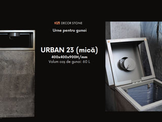 Urna URBAN 23 mica din beton / Урна URBAN 23 маленькая из бетона
