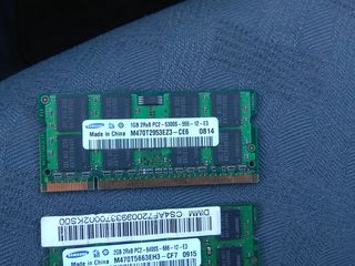 Ram DDR 2 de 1GB Samsung,Procesor Intel 2.53 Ghz si HDD 160 Gb pentru noutbook. foto 1