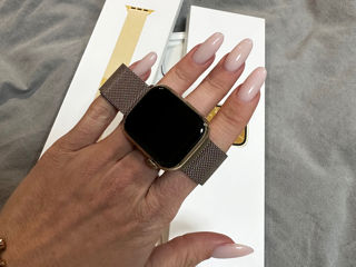 Apple Watch Series 9 41 mm Gold/ Gold Milanese Loop foto 3