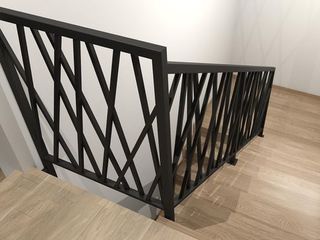 Перила из метала . Balustrade din metal foto 6