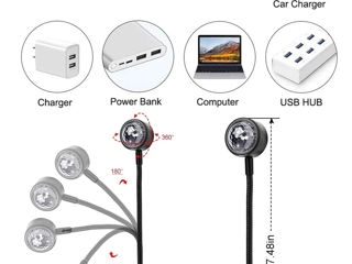 Волшебный стробоскоп, разноцветное освещение, USB диско-сфера, декор для комнаты. foto 2