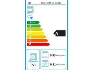 AEG BES351111M,72 L, 7 functii ,Grill,Inox foto 4