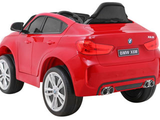 Mașinuță electrică BMW X6M JJ2199 (roșu/negru/alb) / Электромобиль BMW X6M JJ2199 (красный/черный/бе foto 4