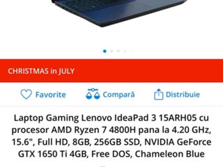 Продам игровой ноутбук Lenovo IP3