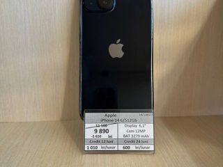 Apple iPhone 14  6/512GB     9890lei