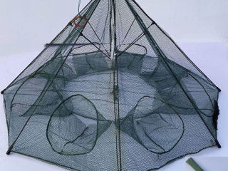 Складная ловушка для зонта  с 6  8 10 12 16 отверстиями рыболовного краба крабов креветок