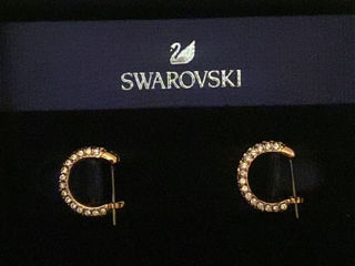 Cercei Aur Swarovski